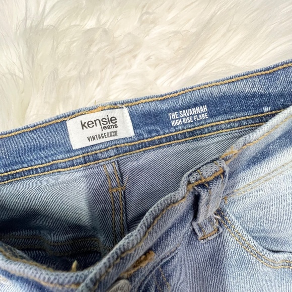 👖|•KENSIE•| The Savannah High Rise Waist Denim Jean Shorts Size 10/30👖 - Picture 3 of 4
